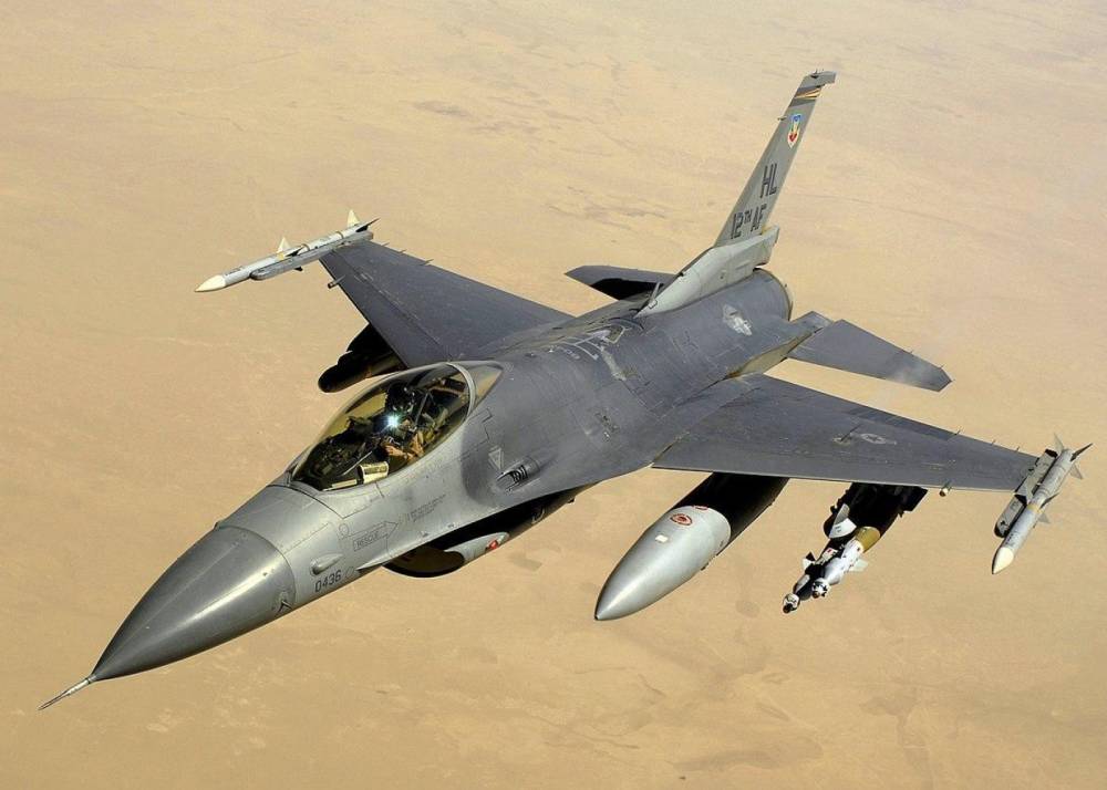 F-16 Ukraynada qəzaya uğradı