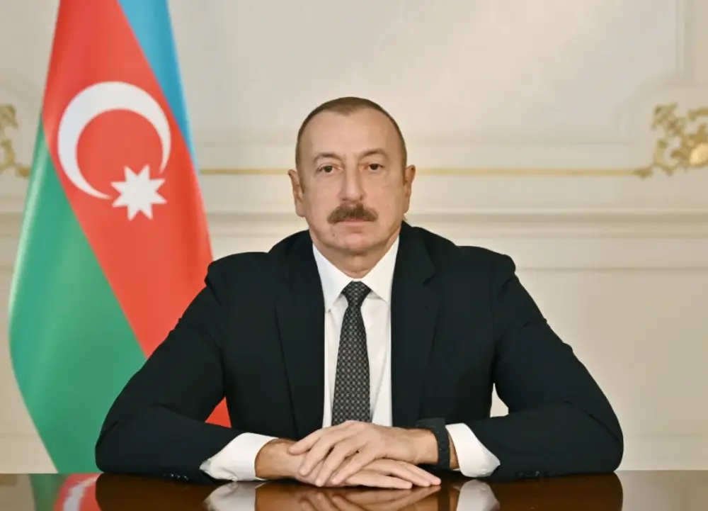 İlham Əliyev İssık-Kul gölünün sahilində "Baku Resort & Spa" mehmanxanasının açılışında iştirak edib