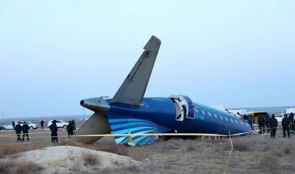 Qazaxıstan təyyarə qəzası ilə bağlı məlumat dərc etdi