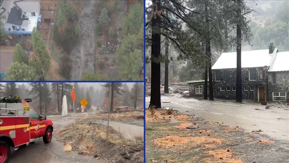 Kaliforniyanı təsir edən fırtına səbəbindən bəzi ərazilərdə fövqəladə vəziyyət elan edildi