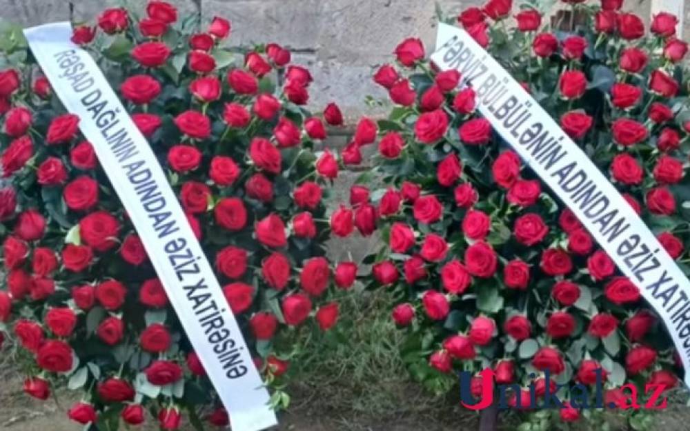 Rəşad Dağlı Kərimin dəfninə əklil göndərdi