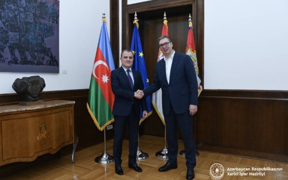 Ceyun Bayramova “Serbiya Bayrağı” ordeni verildi