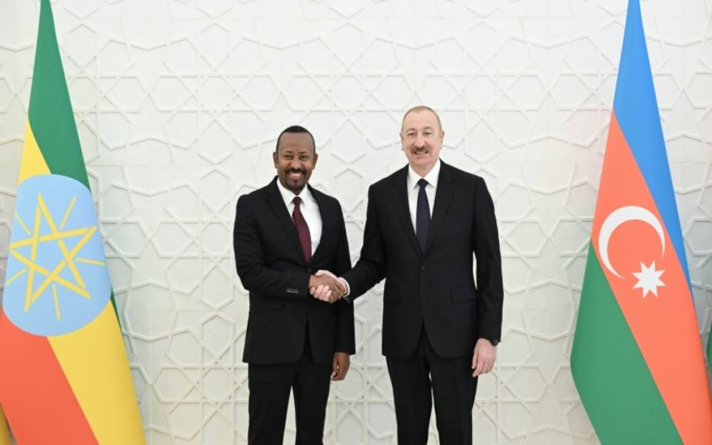 Efiopiyanın Baş nazirinin şərəfinə rəsmi nahar verildi