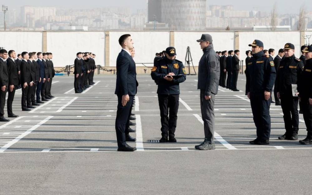 Vilayət Eyvazov sıra baxışı keçirdi - 14 nəfər müharibə iştirakçısı polisə qəbul olundu (VİDEO)