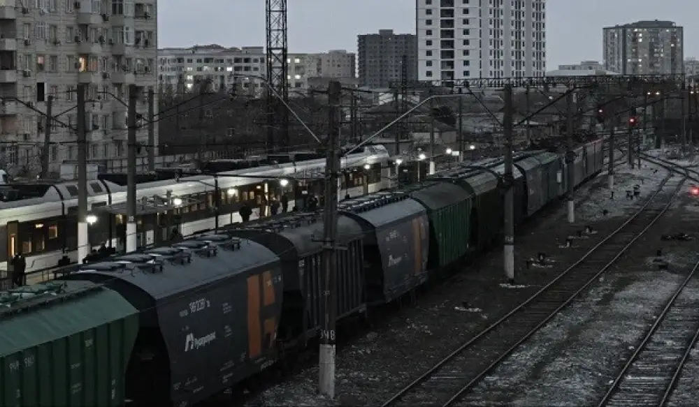 Növbəti taxıl yüklü qatar Ermənistana yola salındı