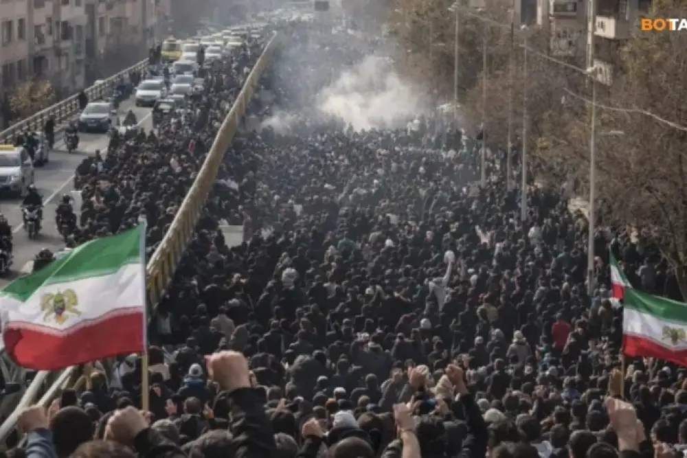 Münhendə İslam Respublikasına qarşı etiraz aksiyası keçirilib