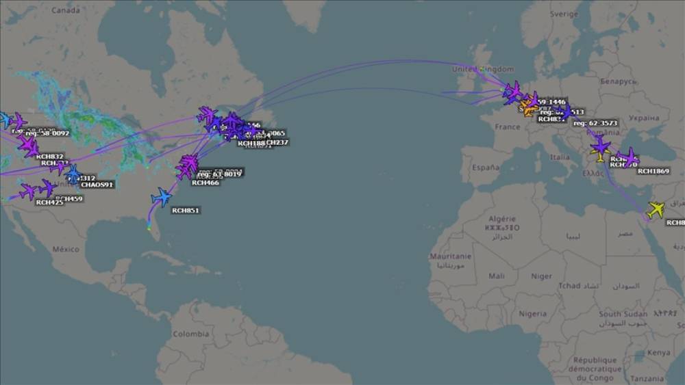 ABŞ son 48 saat ərzində Yaxın Şərqdəki bazalarına qırıcı və tanker təyyarəsi yerləşdirib