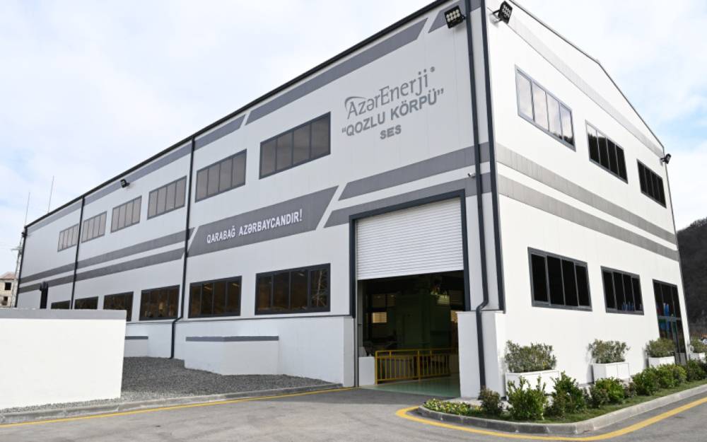 Prezident “Qozlukörpü” Su Elektrik Stansiyasının açılışında