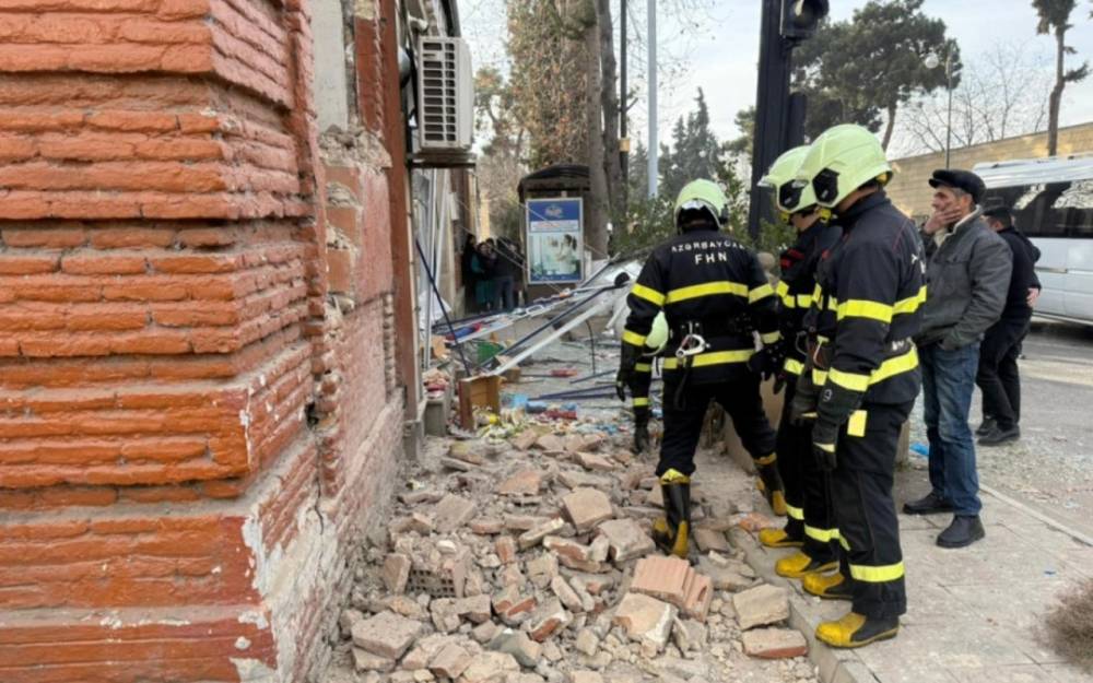 Qazaxda evdə partlayış - Xəsarət alan var 