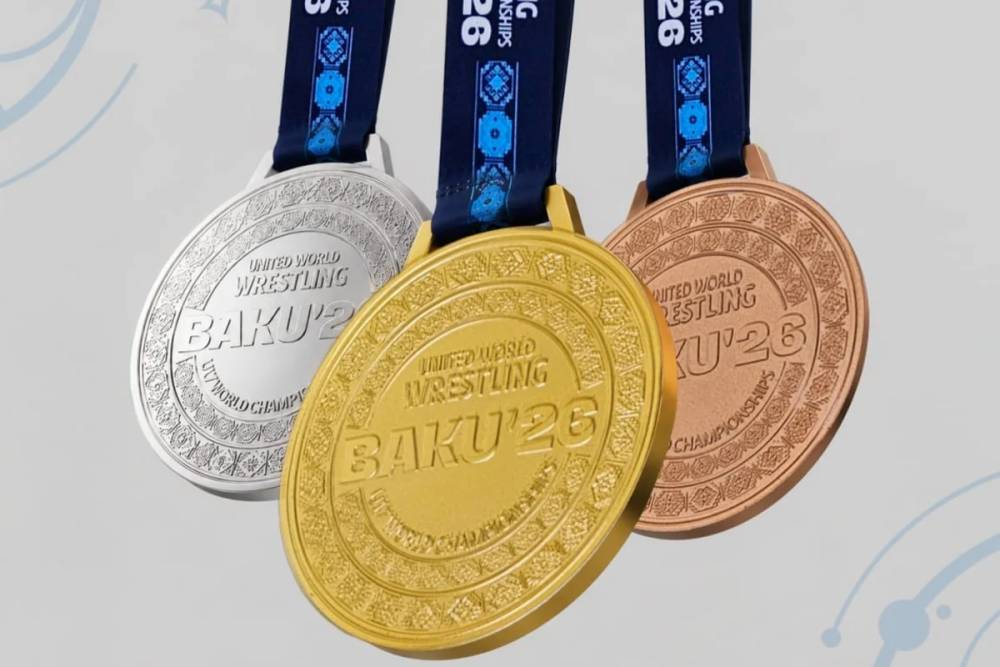 Bakıda keçiriləcək güləş üzrə dünya çempionatının medalları təqdim olunub
