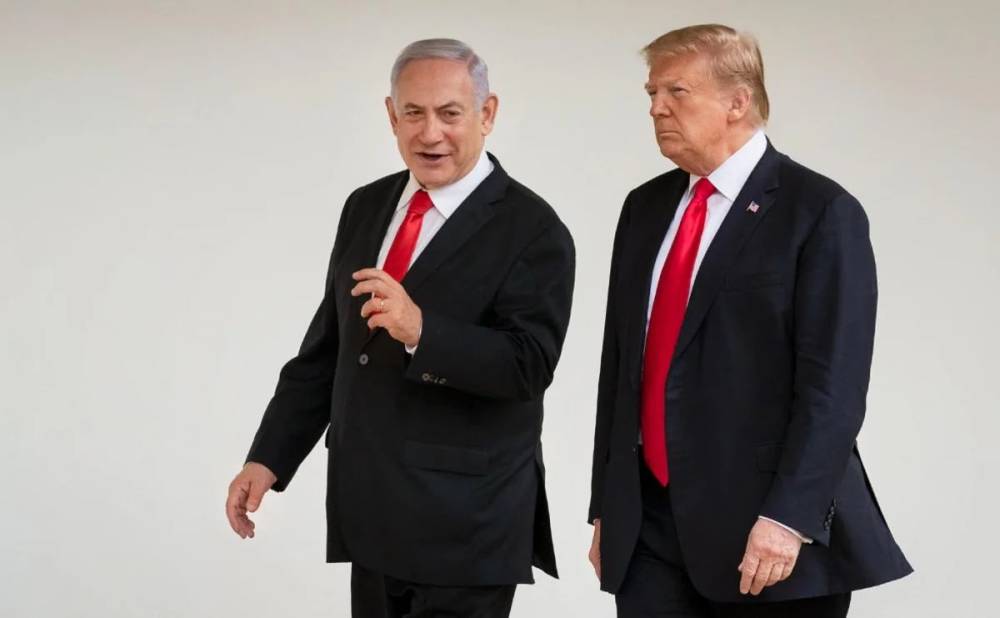 Tramp və Netanyahunun danışıqları təxminən 1,5 saat davam edib