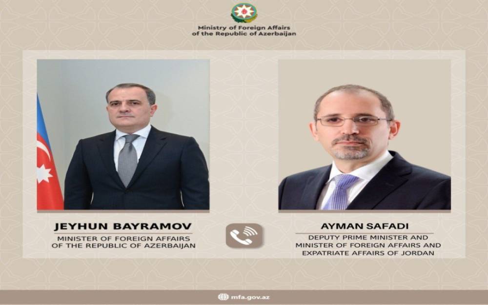 Ceyhun Bayramov iordaniyalı həmkarı ilə müzakirə apardı