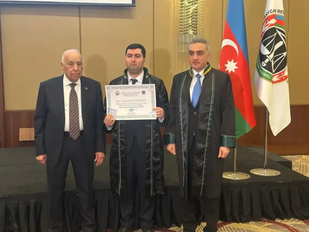 Azərbaycanın Milli Qəhrəmanının oğlu vəkil oldu