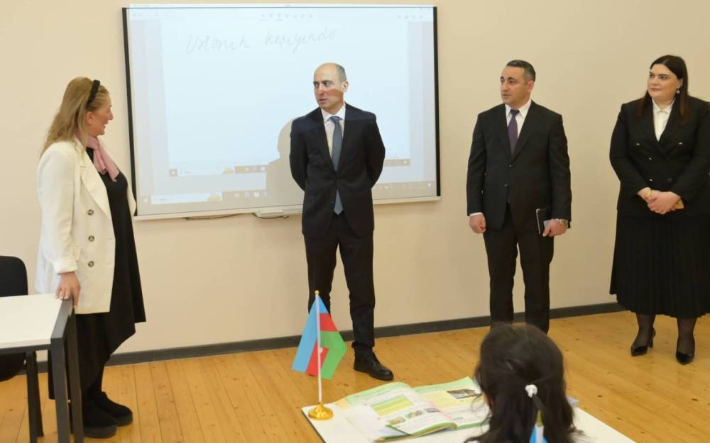 Nazir Emin Əmrullayev Şuşada tədris prosesini izlədi - FOTOLAR