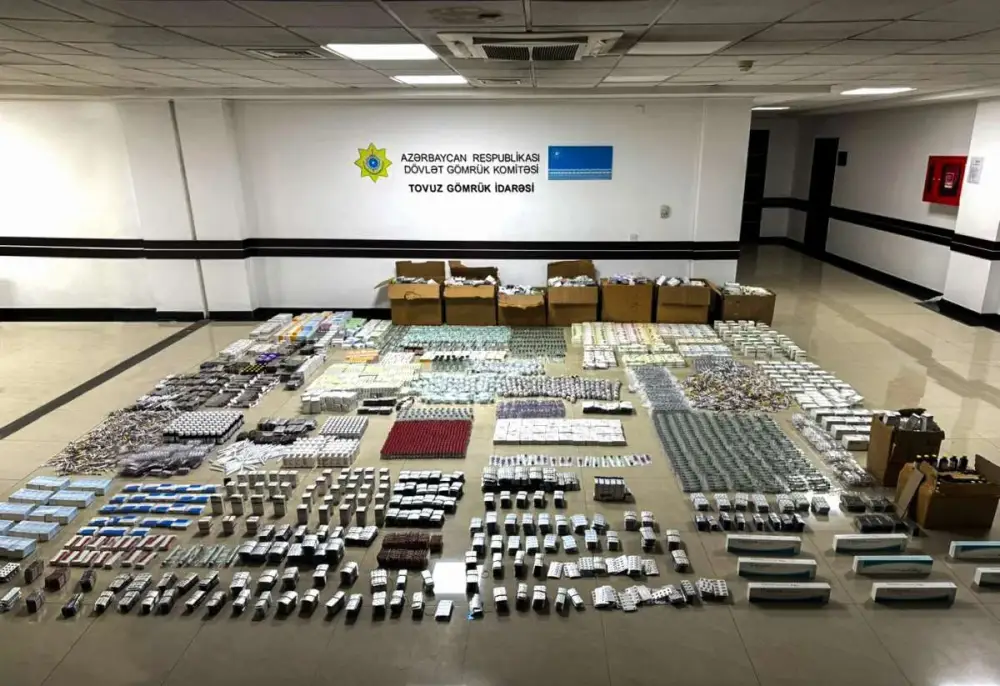 Azərbaycan gömrükçüləri külli miqdarda dərman preparatları aşkar edib