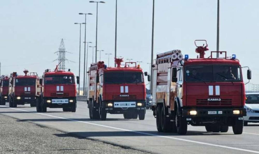 Azərbaycanda hərbi hissədə yanğın 