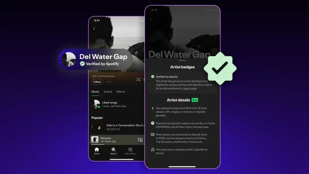 "Spotify"dan süni intellekt tərəfindən yaradılan musiqiyə qarşı addım - Yeni təsdiq nişanı 