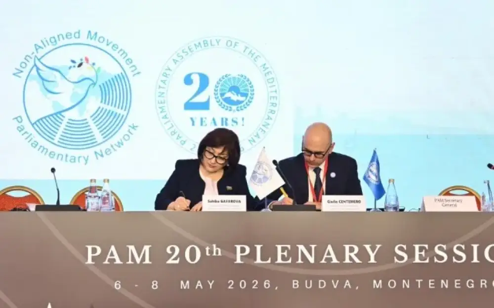 Sahibə Qafarova memorandum imzaladı - FOTO