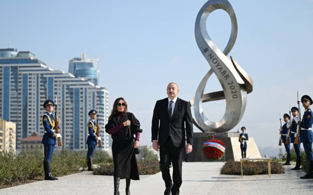 Prezident və birinci xanım Zəfər muzeyinin açılışını etdilər - FOTOLAR