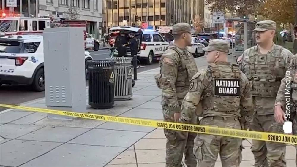 ABŞ-da Ağ Evin yaxınlığında iki Milli Qvardiyaçı güllələndi