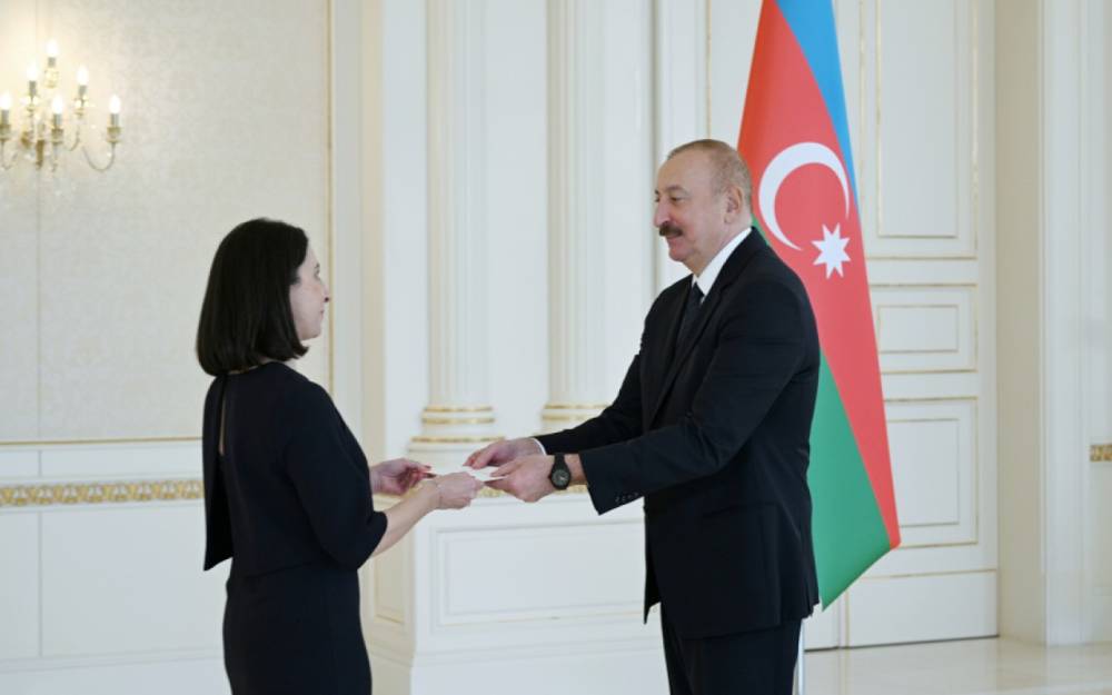 Prezident Sofi Laqutun etimadnaməsini qəbul etdi - FOTOLAR