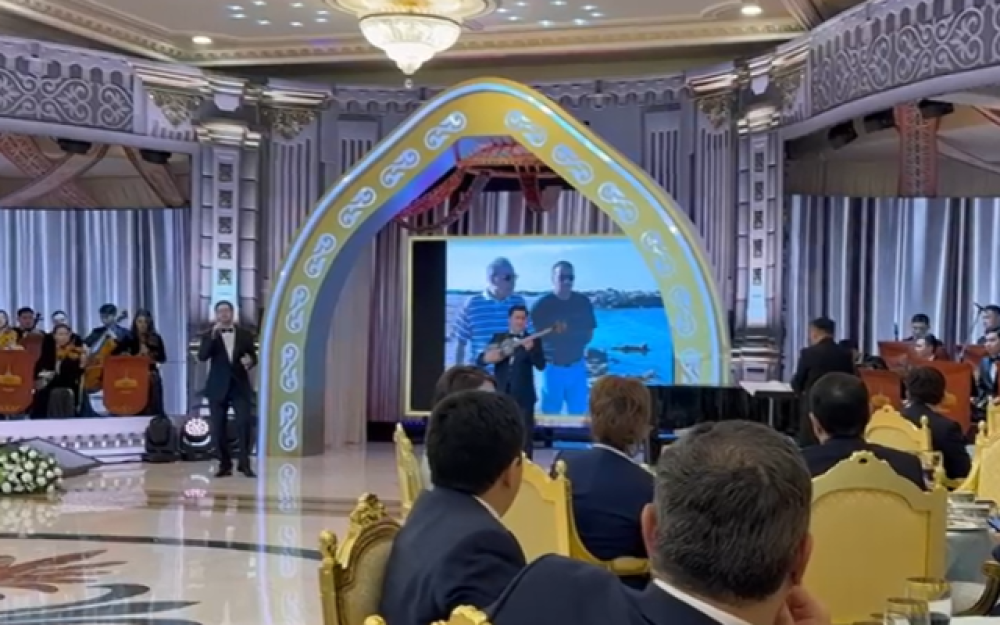 Astanada Heydər Əliyevin ən çox sevdiyi mahnı səsləndirildi - VİDEO