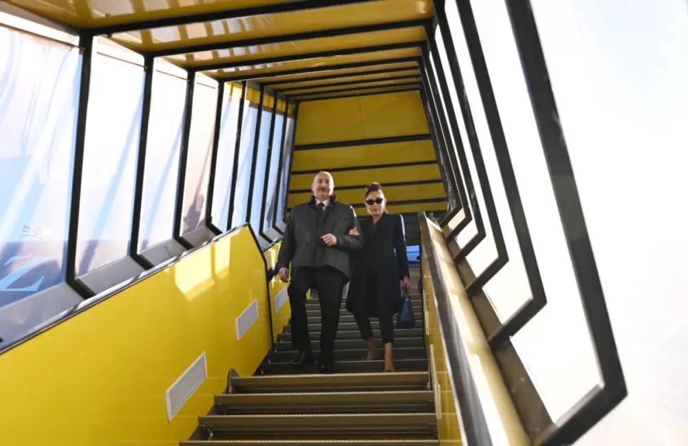 İlham Əliyev Danimarkaya işgüzar səfərə gedib