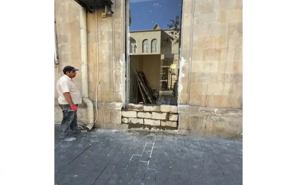 Bakıda memarlıq abidəsinə zərər vurmaq cəhdinin qarşısı alınıb