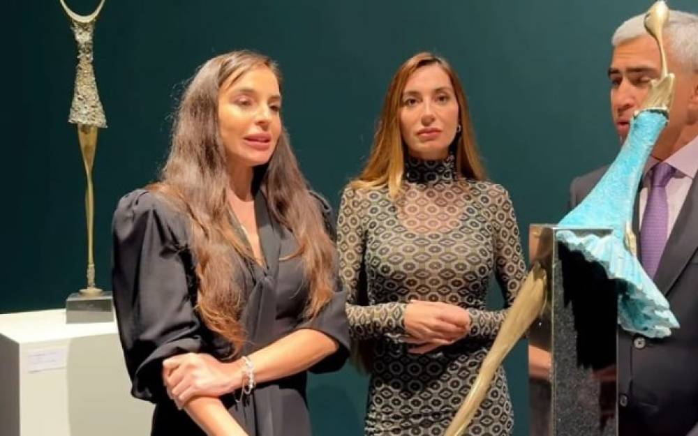 Leyla Əliyeva “Q Gallery Berlin”dən paylaşım etdi - VİDEO