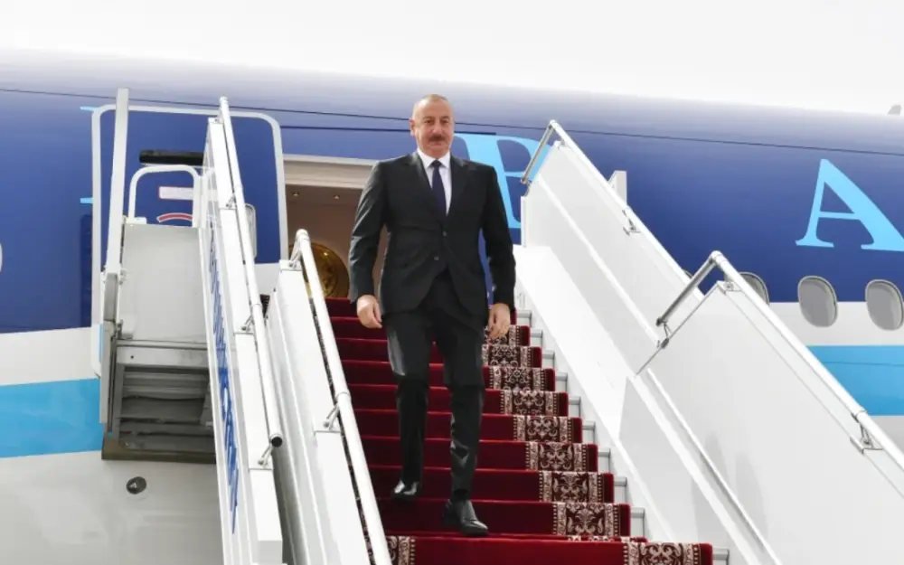 İlham Əliyev Tacikistanda səfərdədir