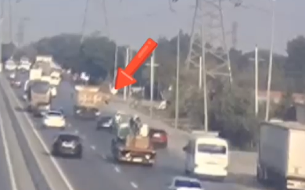 "Chevrolet" piyadanı vurub öldürdü - ANBAAN VİDEO