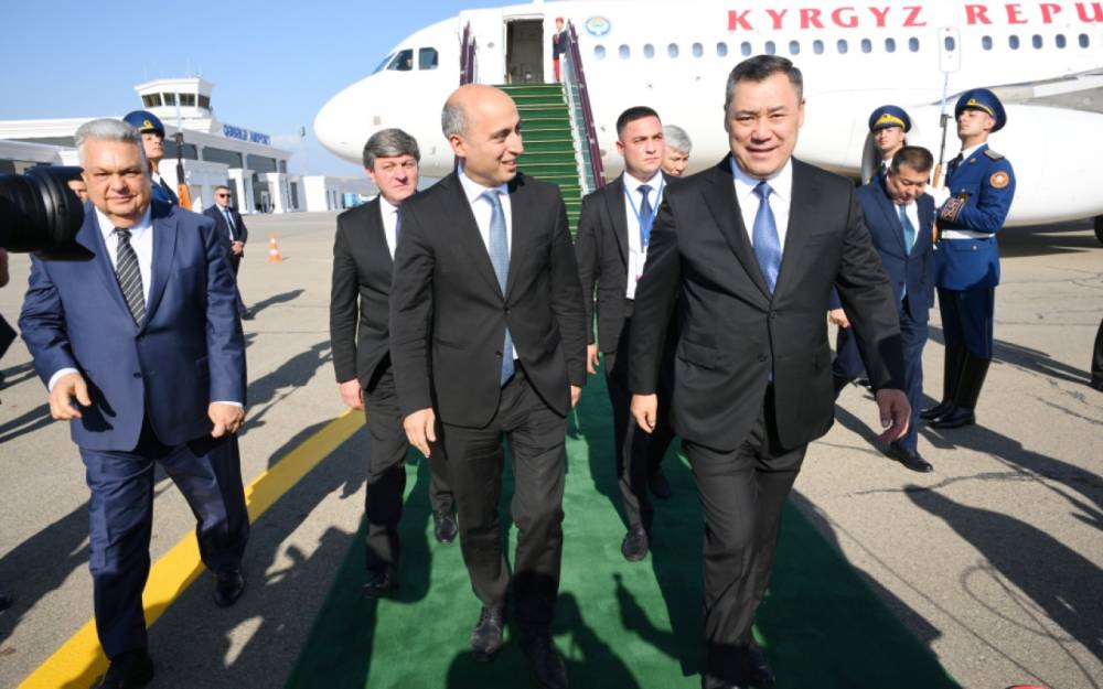 Qırğızıstan Prezidenti Qəbələdə