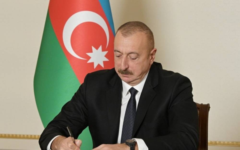 Prezident anlaşma memorandumunu təsdiqlədi