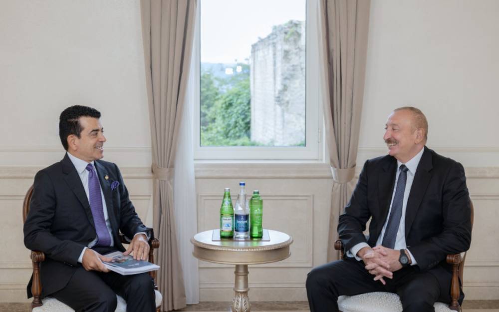 İlham Əliyev ICESCO-nun Baş direktorunu qəbul edib