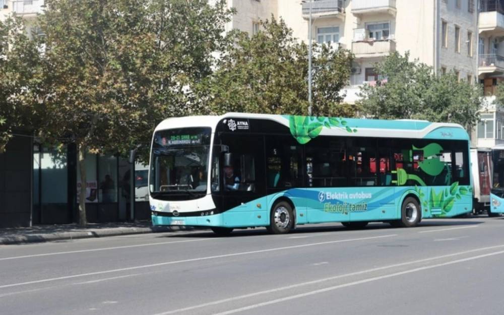 Azərbaycanda elektrikli avtobusların sayı 6 dəfəyə yaxın artıb